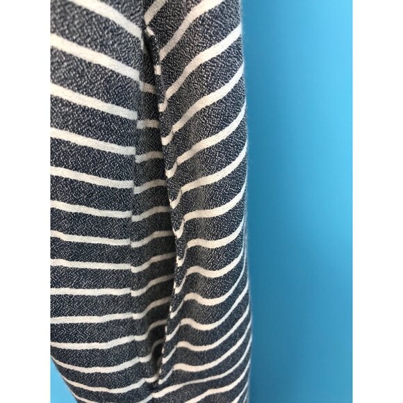 Roxy Striped Open Back Dress Blue White Medium NEW - Picture 4 of 7